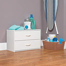 ClosetMaid 1566 Stackable 2 Drawer Horizontal Organizer - White - Brand New