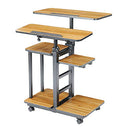 Rolling Height Adjustable Stand Computer Desk Laptop Table Presentation Cart - Brand New