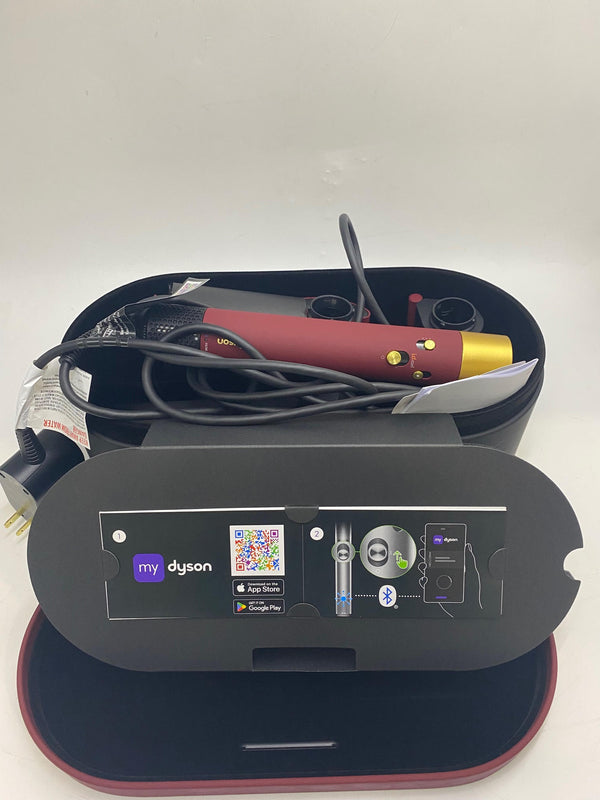 DYSON AIRWRAP I.D.™ MULTI-STYLER AND DRYER STRAIGHT+WAVY - RED GOLD - Like New