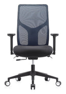 OFFICE DEPOT WORKPRO 4000 SERIES MESH/FABRIC HIGH-BACK EXECUTIVE CHAIR - BLUE - Like New