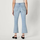 AMAZON ESSENTIALS WOMEN'S MEDIUM STRETCH MID-RISE FASHION-CEW-2 ICED BLUE LIGHT - Brand New