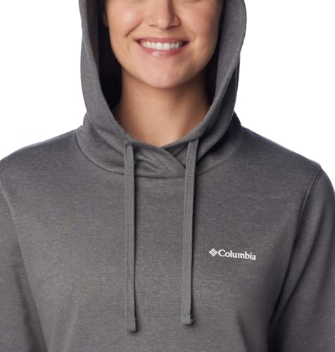 COLUMBIA WOMEN'S TREK GRAPHIC HOODIE - SIZE: WOMEN L - CITY GRAY HEATHER - Brand New
