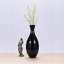 Handcrafted Sustainable Bamboo Vase - Decorative 24 Inches Tall Teardrop Vase - Brand New