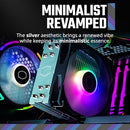 COOLER MASTER HYPER 212 SPECTRUM V3 ARGB CPU AIR COOLER 120MM RR-S4NA-17PA-R1 - Like New