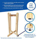 For Your Water 27" Wood Painted Water Crock Dispenser Floor Stand - Natural - Brand New