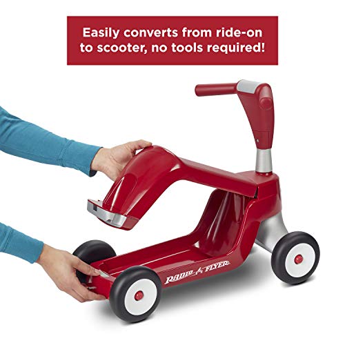 Toddler Scooter or Ride On Baby Toys, Radio Flyer Scoot 2 Scooter, 1-4 Years Old - Like New