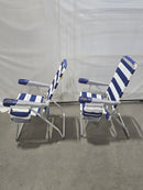 RIO BEACH 2-PACK 17" EXTENDED HEIGHT 4-POSITION FOLDING BEACH - Scratch & Dent