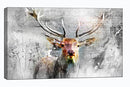 Cabin Deer Wall Decor Hunting Wildlife Canvas Wall Art Rustic Pictures - Brand New