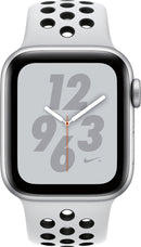 For Parts: APPLE WATCH NIKE SERIES 4 GPS / CELL / 40MM MTV92LL/A CRACKED SCREEN DEFECTIVE