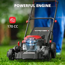 AMERISUN 21" STEEL DECK SELF-PROPELLED LAWN MOWER 170CC FILED COMMERCIAL - RED - Like New
