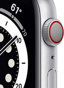 For Parts: APPLE WATCH 6 GPS LTE 44MM ALUM WHITE BAND SPORT M07F3LL/A - CANNOT BE REPAIRED