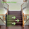 BINGGUZ REINFORCED RETRACTABLE BABY GATE FOR STAIRS WITH SUPPORT RODS - BLACK - Like New