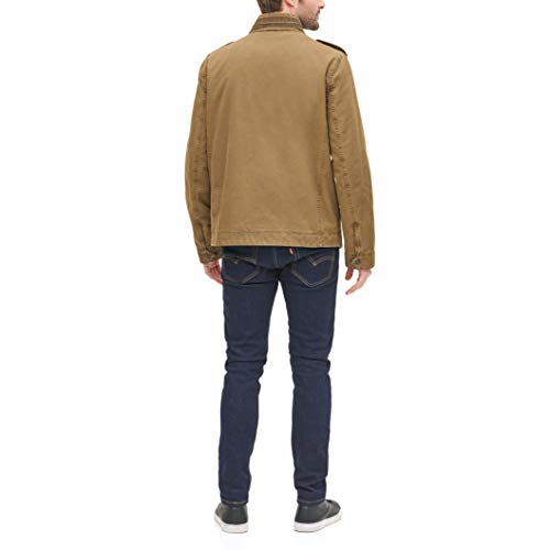 Levi's Mens Washed Cotton Military Jacket Regular Big & Tall - Size M Khaki - Brand New