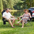 EVER ADVANCED Folding Camping Chair High Back Padded 2 Pack Portable Lawn Chair - Brand New