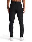 REEBOK MEN'S 5-POCKET VOYAGER OBLONG PANT, TAPERED FIT, 34W X 32L - BLACK - Brand New