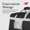 NEW BALANCE DUFFEL BAG, CORE PERFORMANCE MEDIUM TRAVEL GYM BAG - BLACK - Brand New