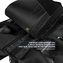 AMYIPO 36" Double Rifle Case Gun Bag Soft Rifle Bag Backpack Pistol Case - Black - Brand New