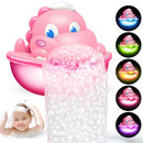 DIYFRETY BABY BATH TOYS LIGHT-UP BATH TOYS BATH BUBBLE MACHINE - PINK Like New