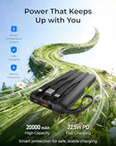 VRURC Portable Charger Slim 20000mAh Power Bank T2047Q - Black - Like New