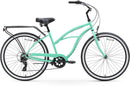 sixthreezero Around The Block Women's Bike, 7 Speed , 26" Wheels - MINT GREEN - Like New