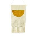 DECOPICK Macrame Woven Wall Hanging Tapestry Fabric Bohemian - Egg white/yolks - Brand New