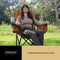 ARROWHEAD OUTDOOR PORTABLE FOLDING CAMPING QUAD CHAIR KKS0335U - TAN - Like New