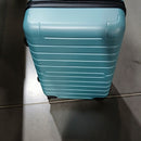 GENERIC 3 PCS LUGGAGE SET, ZIPPER LOCKS, 20/24/28 - TURQUOISE - Like New