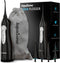 Aquasonic Aqua Professional Rechargeable Water Flosser with 4 Tips - BLACK New