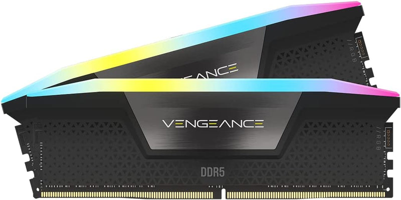 CORSAIR VENGEANCE RGB 32GB (2X16GB) 5600MHz DDR5 Desktop Memory Black New