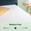 ZINUS 10 INCH TWIN COOLING ESSENTIAL FOAM MATTRESS AFFORDABLE QUALITY - WHITE - Like New