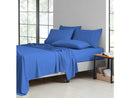 BIBB HOME RAYON FROM BAMBOO 6-PIECE LUXURY SHEET SET - FULL - WARM BLUE - Like New