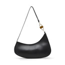 STEVE MADDEN LUCKYY ASYMMETRICAL SHOULDER BAG - BLACK - Brand New