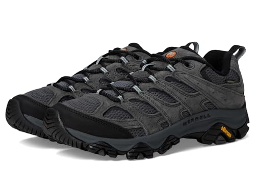 J035855 MERRELL MEN'S MOAB 3 WATERPROOF HIKING SHOE GRANITE SIZE 11.5 - Like New