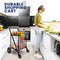 SereneLife Folding Grocery Utility Shopping Cart with 360 Rolling Swivel Wheels - Like New
