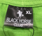 BLACK HORSE CLUB MEN'S CREW SHIRT - SIZE: MEN XL - GREEN - Like New