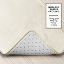 Clara Clark 3 Piece Bathroom Rugs Bath Mat Set, Bath Mats for Bathroom - White - Brand New