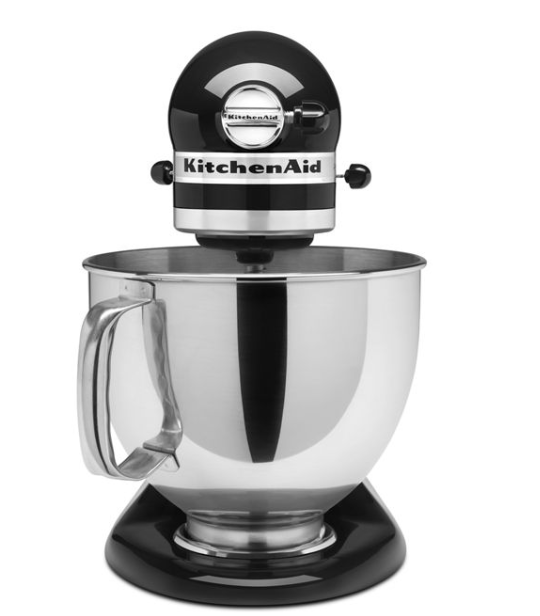 KitchenAid RRK150OB Artisan Series 5 Quart Tilt-Head Stand Mixer - BLACK Like New