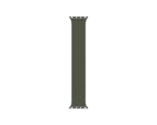APPLE WATCH BRAIDED SOLO LOOP 45MM - SIZE 11 - OLIVE - Brand New