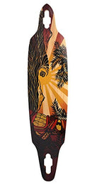 Bamboo Directional Drop Through Longboard - Pacific Sunset Graphic - Brand New