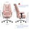 Big and Tall Office Chair 400lbs Wide Seat, Ergonomic Office Chair, Light Pink - Like New
