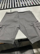 BLU ROCK NEW YORK CARGO SHORTS - SIZE: MEN 40 - GRAY - Brand New