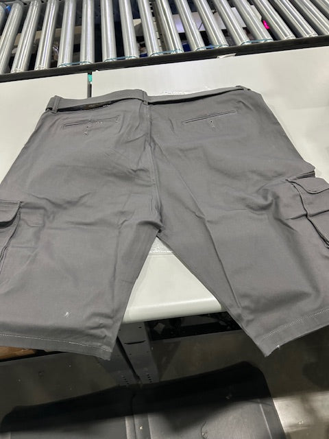 BLU ROCK NEW YORK CARGO SHORTS - SIZE: MEN 40 - GRAY - Brand New