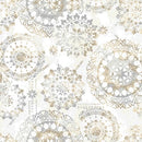 RoomMates Orange and Blue Boho Medallion Peel and Stick Wallpaper - B076CWJ928 - Brand New