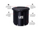 LIFE AUTHENTICS LA-CLDPL01-BK Ice Bath Cold Plunge - Black - Scratch & Dent