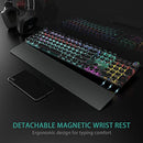 AUL.A AULA F2088 TYPEWRITER STYLE MECHANICAL GAMING KEYBOARD BLUE SWITCHES BLACK - Like New