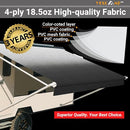 YESCAMP RV AWNING FABRIC REPLACEMENT HEAVY DUTY WEATHERPROOF 4PLY 18.5OZ VINYL - Like New