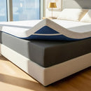 VISCOSOFT MEMORY FOAM MATTRESS TOPPER TWIN XL PREMIUM RAYON COVER - CREAM - Like New