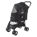 SunnySonny 4 Wheel Pet Stroller Easy Foldable Weather Cover ALL SEASON - BLACK - Like New
