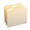 646008 OFFICE DEPOT FILE FOLDERS 1/3 CUT LETTER SIZE 645927 MANILA 250 Pack - Brand New