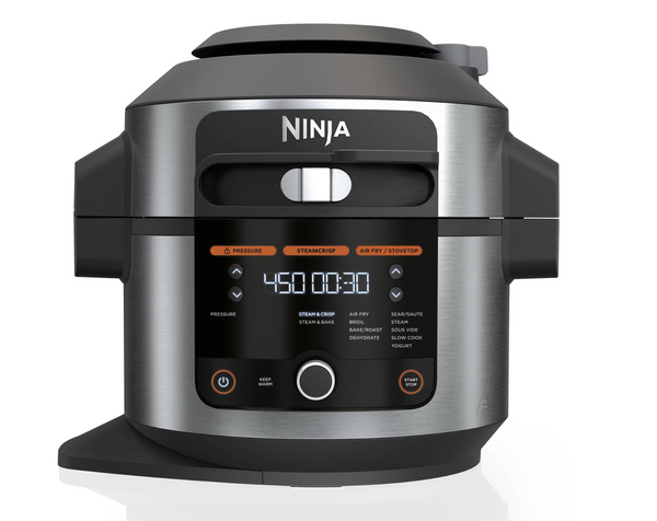 Ninja OL500 Foodi 6.5-qt. Pressure Cooker Steam Fryer with SmartLid, 13-in-1 Like New
